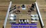 Lunmar Boat Lifts 6000# Pontoon Cradle Kit Wood Mount. Fixed Price $2403.87.