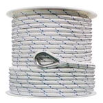 Extreme Max 3006.2514 Boattector Double Braid 1/2" 150', White W/ Blue. Fixed Price $121.83.