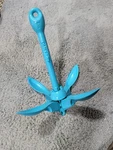 3.5 Lb Galvanized Folding Grapnel Anchor For Boats. Fixed Price $22.50.