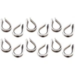 12 Pack Of 1/2 Inch Stainless Steel Wire Rope Anchor Line Thimbles For Boats. Fixed Price $99.20.