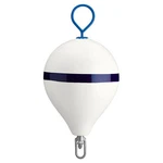Polyform 17" Cm Mooring Buoy W/galvanized Iron - White Blue Stripe. Fixed Price $212.04.