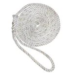 England Ropes 3/4IN (18MM) Nylon 3-STRAND Dock Line White 25FT Long. Fixed Price $129.06.