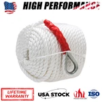 3/4"X150' Twisted Three Strand Nylon Boat Anchor Mooring Rope Dock Line 12592LB. Fixed Price $79.59.