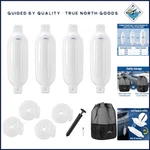 Reinforced Boat Fenders Set Safe Docking, Inflatable With Ropes And Pump. Fixed Price $122.80.