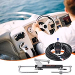 Hydraulic Outboard Steering System Kit 90HP Marine Cylinder Helm Tubing Boat. Fixed Price $299.99.