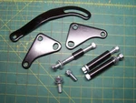 Black Saginaw Power Steering Pump Mounting Bracket Lwp Swp Sb Chevy 327 350. Fixed Price $17.22.