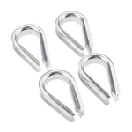4PCS 1/2" Wire Rope Chain Thimble For Boat Rigging Anchor Terminating Sp.... Fixed Price $18.42.