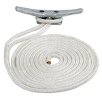 Sea Dog 302110025WH-1 White 3/8" X 25' Double-braid Nylon Dock Line Eye Splice. Fixed Price $25.95.