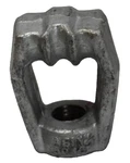 Allied Bolt 3/4" & Abi 1" Triple Eye Nut For Helical Anchor Steel 5043 01-25. Fixed Price $20.98.
