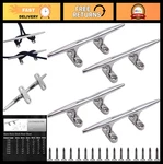 Marine Grade Stainless Steel Dock Cleat - 4" To 10" Open Base, Fasteners Include. Fixed Price $57.59.