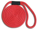 5/8" X 20' Solid Braid Nylon Dock Lines - Red Made Usa. Fixed Price $29.49.