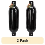 (2 Pack) Ozark Trail 6.5" X 23" Inflatable Boat Bumper Marine Fender, Black. Fixed Price $37.02.
