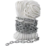 Anchor Rode And Chain - 15' X 5/16" Galvanized Steel With 200' Nylon Rope,. Fixed Price $86.79.