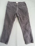 Taylor Stitch Pants Mens 32X27 Gray Regular Fit Corduroy Chino Straight Casual. Fixed Price $39.99.