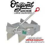 Slide Anchor - The Original Box Large 25LBS Galvanized. Fixed Price $175.00.