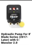Power Pole Hydraulic Pump For 8' Blade Series (2017-LATER) With C-monster 2.0. Fixed Price $729.99.