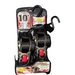 Erickson 34415 Pro Series Black Retractable Ratcheting Tie-down Strap (pack Of 2. Fixed Price $13.01.