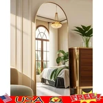 Full Length Arched Mirror Tempered Glass Shatterproof Wall Mount Floor Decor New. Fixed Price $79.98.