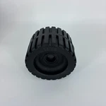 C.h. Yates Rubber 343R 4-3/8" Marine Rib Roller With 3/4" Shaft. Fixed Price $9.71.