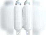 Dock Edge Twin Eye Dolphin Boat Fenders Package Of 2 White. Fixed Price $22.50.