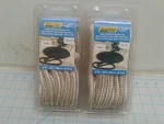 Boat Marine Sea Choice Double Braided Deck Rope 3/8" X 20' 40081 White Gold. Fixed Price $13.66.