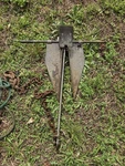Fluke Marina Anchor 4.7 Lbs. With Chain. Galvanized Steel Boating Fishing. Fixed Price $22.00.