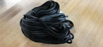1/4 X 100 Ft. Solid Braid Mfp Rope Hank. Black. Made In Usa. Fixed Price $21.00.