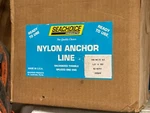 Seachoice 3-STRAND Twisted Nylon Anchor Line 1/2" X 150 Ft White Galvnzd Thimble. Fixed Price $54.99.