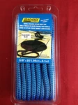 Dock Line Double Braided 3/8" X 20' Blue Seachoice 40281. Fixed Price $16.99.
