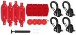 Rockville FEN465-RED Boat Fender Bumpers 6.5"X23", Covers, Lines, Clips. Fixed Price $134.95.