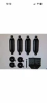 Affordura Boat 4 Pack Bumpers Fenders With Ropes, 23". Fixed Price $39.99.