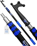 4 Stage Heavy Duty Telescoping Boat Hook - Anodized Aluminum Dock Pole, Sturdy. Fixed Price $69.99.
