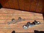 Straight Chock, Polished Stainless Steel, 5" Long. Fixed Price $10.00.