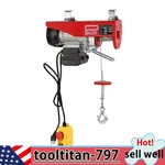 Electric Hoist Winch Crane Lift 550LB Wired Remote Control 110V 510W. Fixed Price $77.75.