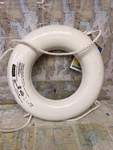Jim-buoy #GW-X-20 Life Ring, White 20" With Web Straps.. Fixed Price $90.00.