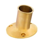 Whitecap Top Mount Flag Pole Socket 1" Id Polished Brass (S-5002BC). Fixed Price $29.00.