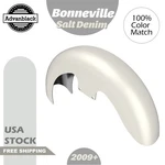 Bonneville Salt Denim 19" Reveal Wrapper Hugger Front Fender For Harley 09+. Fixed Price $649.00.