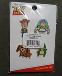 Disney Pixar Loungefly Toy Story Enamel Set Of 4 Woody Buzz Rex Slinky. Fixed Price $25.00.