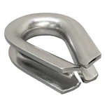 7/8" Stainless Steel Marine Heavy Duty Wire Rope Chain Thimble Rigging Anchor. Fixed Price $30.99.
