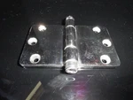 Marine Hinges 3" X 5 Stainless Steel 316L Polished. Fixed Price $145.00.