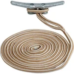 Sea-dog 1/2" X 20' Double Braided Dock Lines Gold/white #302112020G/W-1. Fixed Price $21.76.