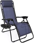 Zero Gravity Recliner Chair, Folding Outdoor Patio Lounge W/ Cup Holder. Fixed Price $44.99.