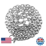 Us Stainless Steel Windlass Anchor Chain 316 7MM 1/4 DIN766 By 10. Fixed Price $118.67.