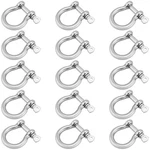 15 Pcs 1/4 Inch 304 Stainless Steel Shackle, Heavy Duty Anchor Screw Pi. Fixed Price $25.93.