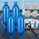 Ribbed Pvc Boat Fender Vinyl Bumper Marine Dock Shield Protection 6.5"X24". Fixed Price $49.99.
