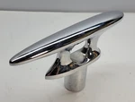 Vtg Chrome Boat Tie Down Lift Ring Rope Cleat. Fixed Price $65.00.