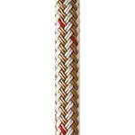 New England Ropes 3/8 X 25' Nylon Double Braid Dock Line - White/gold. Fixed Price $43.89.