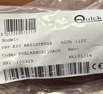 Quick FVSLRSB05110A00 Osp Kit Electric Element Boiler 600W 110V White Top. Fixed Price $85.00.