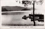 Stuart Lake Fort St. James Bc North Arm Boats Dock Vintage Rppc Postcard E29. Fixed Price $12.99.