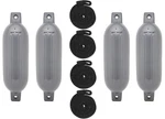 Extreme Max 3006.7509 Boattector Inflatable Fender Value 4-PACK 6.5" 22", Gray. Fixed Price $88.55.